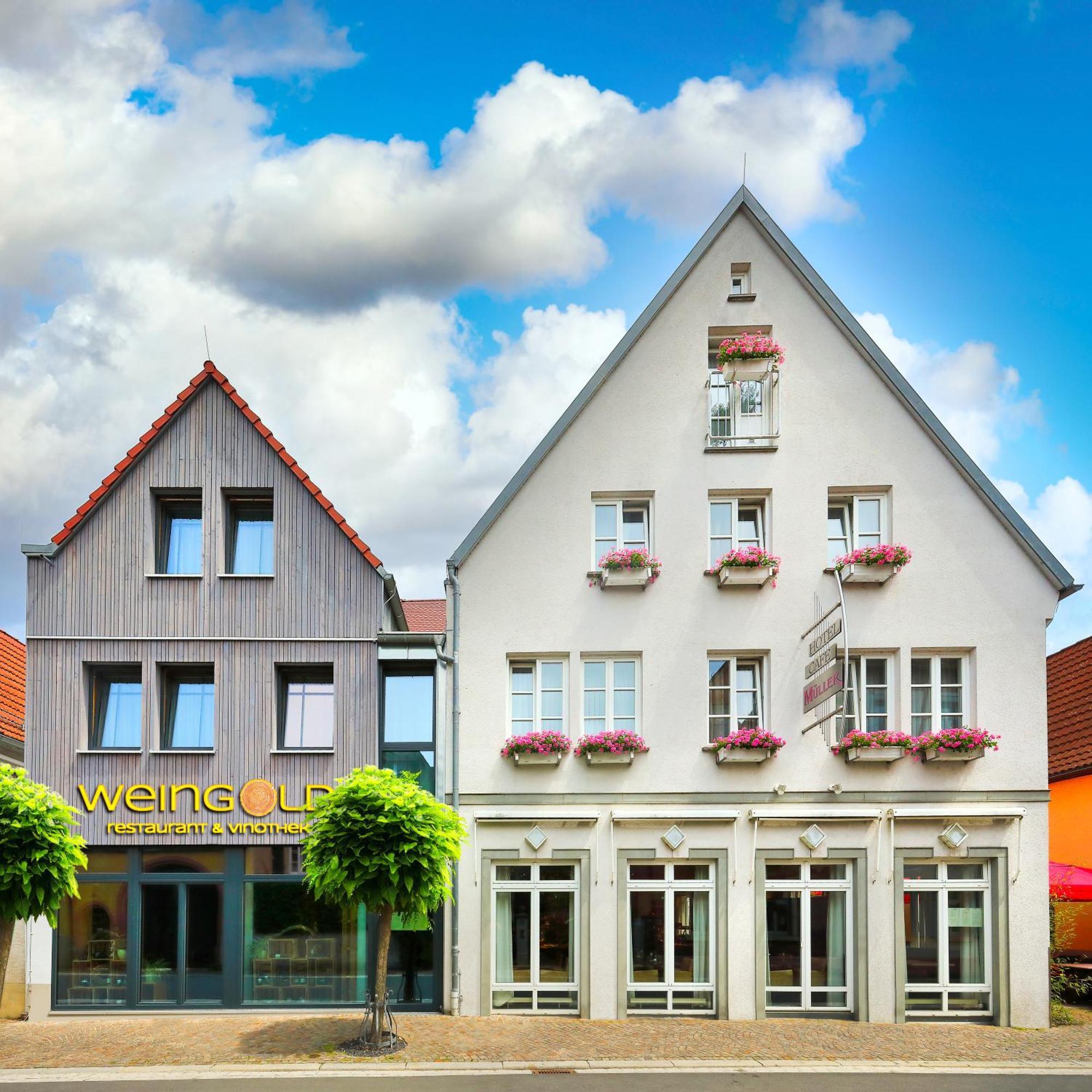 Hotel Mueller Cafe & Wein - Mondholzhotel Veitshöchheim Exteriör bild